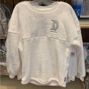 ❄️ Fleece White Disney Spirit Jersey ❄️ RARE!!!